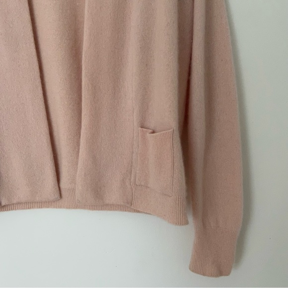 Autograph Marks & Spencer Pure Cashmere Cardigan in Light Pink size Small - Picture 4 of 8